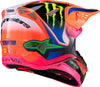 S M10 Deegan Helmet Orng Flo/Prpl/Pnk Fluo Md