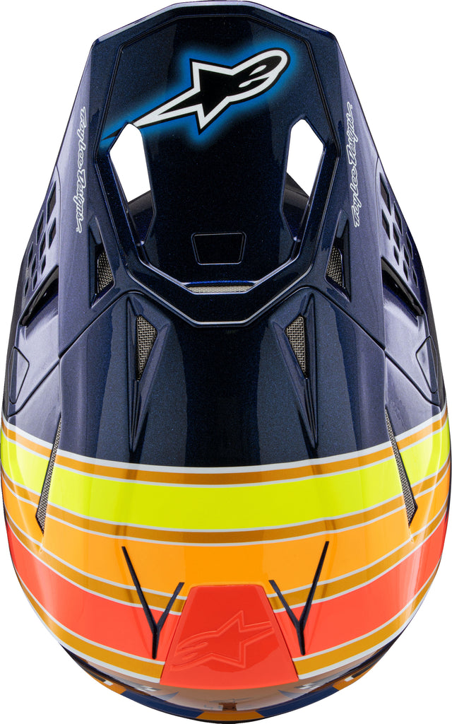 S M10 Tld Edition 25 Helmet Drk Blu/Org/Ylw Fluo/Red Lg
