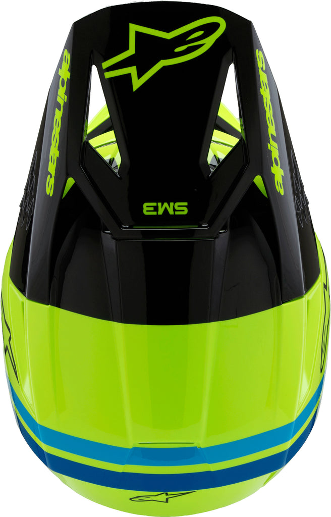Sm3 Youth Radium Helmet Ylw Fluo/Blk/Blue Ym