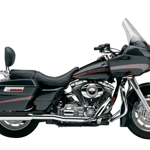 True Dual Headpipes Black Flh/Flt 07 08