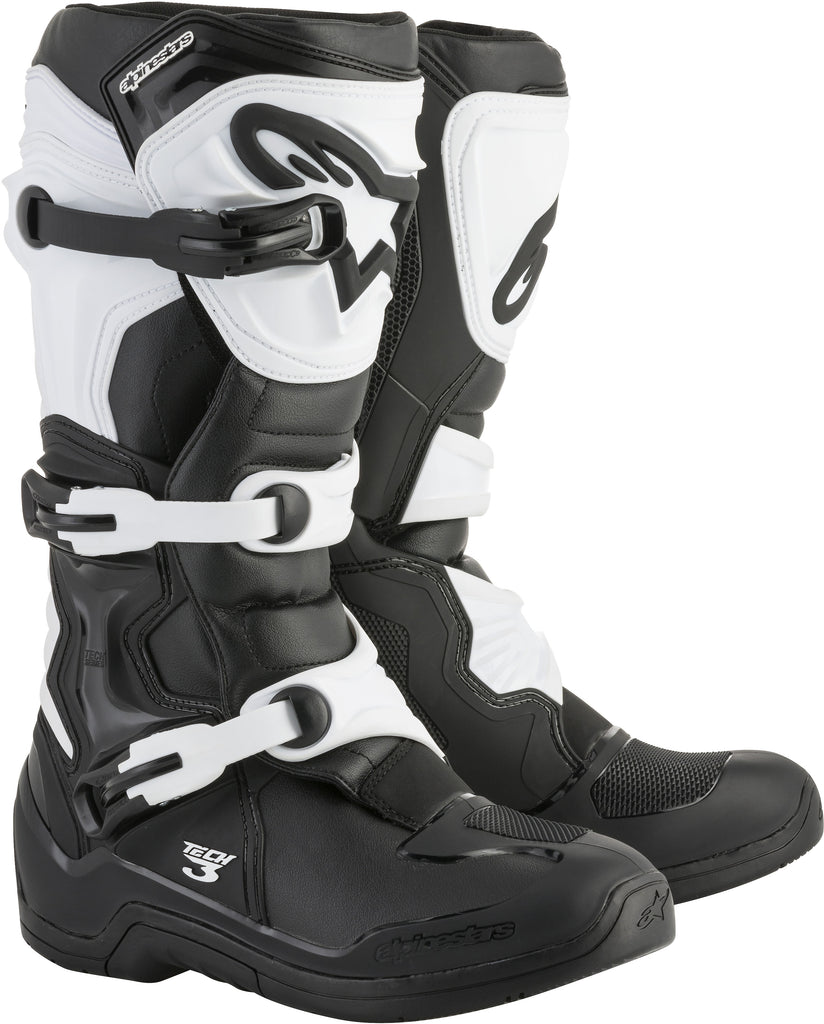 Tech 3 Boots Black/White Sz 14