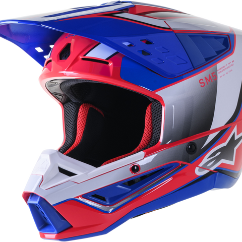 S M5 Sail Helmet Wht/Diva Pnk/Enamel Blu G Lg