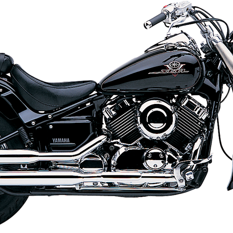 Blvd Slashcut Slip On Chrome Yam V Star 650