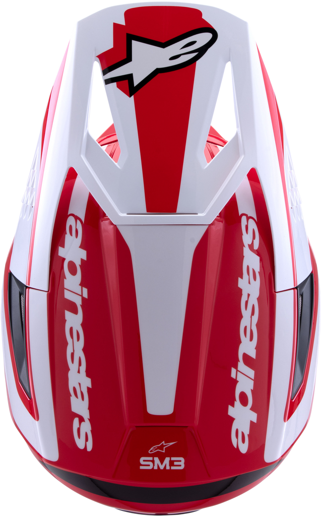 Sm3 Heat Helmet Red/White/Black Glossy Md