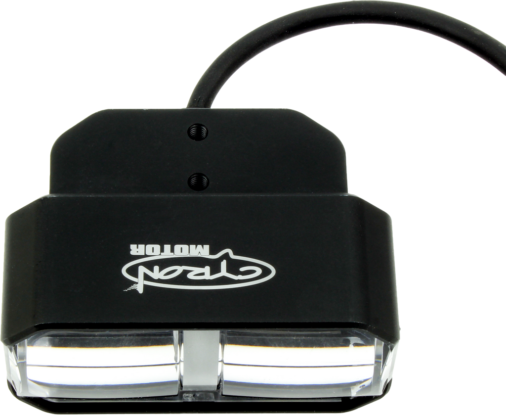 Aux Driving Lights Kit 1.25" Bar Mnt. White Pr.