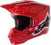 S M5 Corp Helmet Bright Red Glossy Sm