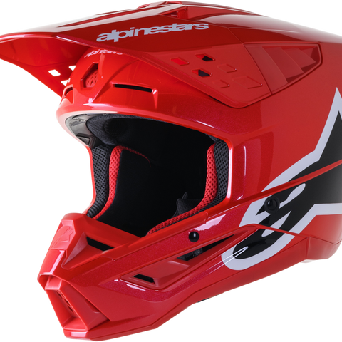 S M5 Corp Helmet Bright Red Glossy Sm