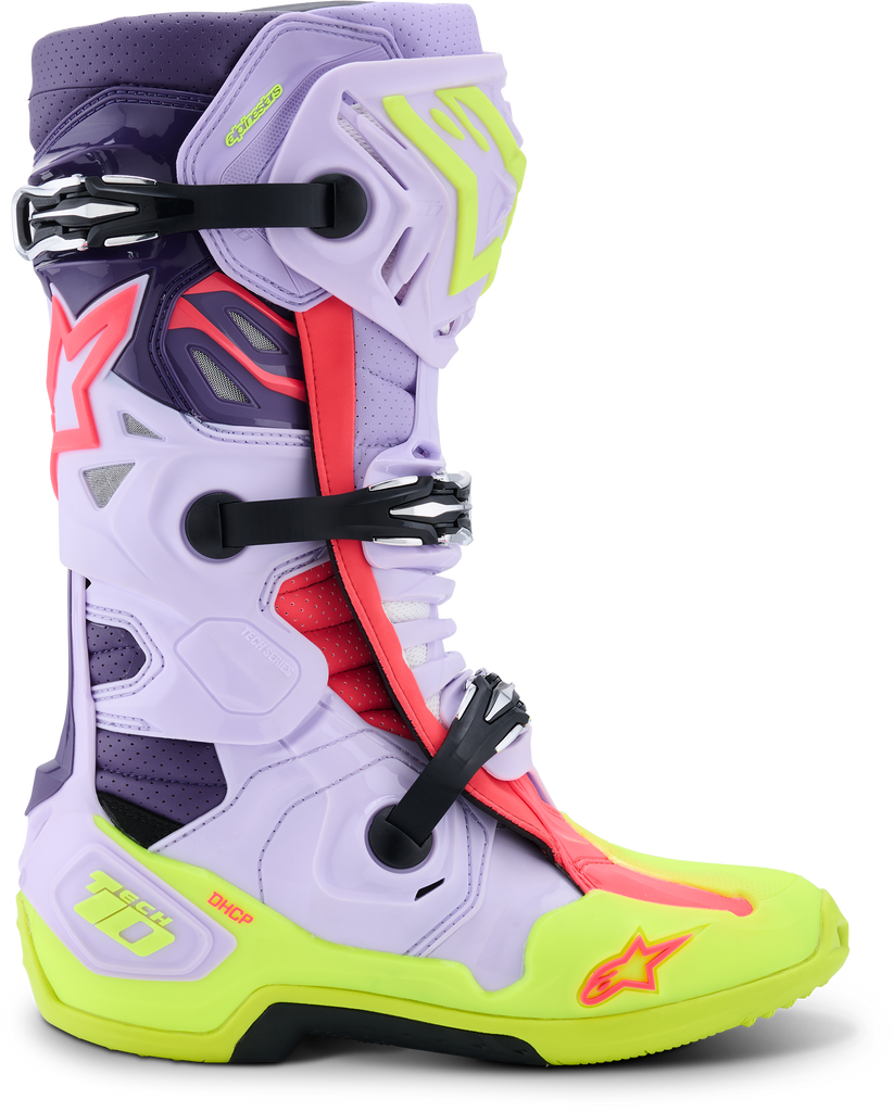 Tech 10 Supervented Purp/Ylw Fluo/Diva Pink 8