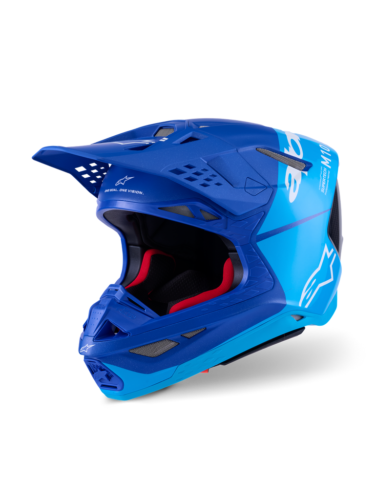 Supertech S M10 Flood Helmet Met Blu/Md Blu/Blk Crb M&G Xl