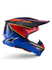 Supertech S M10 Era Helmet Blu/Rd/Ylw Fluo Glossy Lg