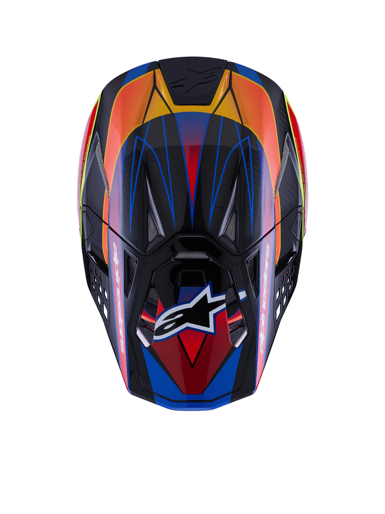 Supertech S M10 Era Helmet Blu/Rd/Ylw Fluo Glossy 2x