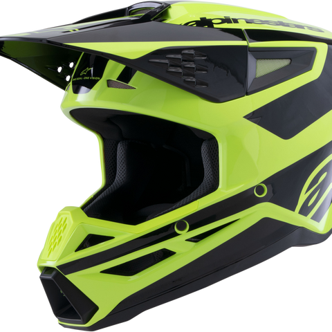 Sm3 Heat Helmet Yellow Fluo/Black Glossy Sm