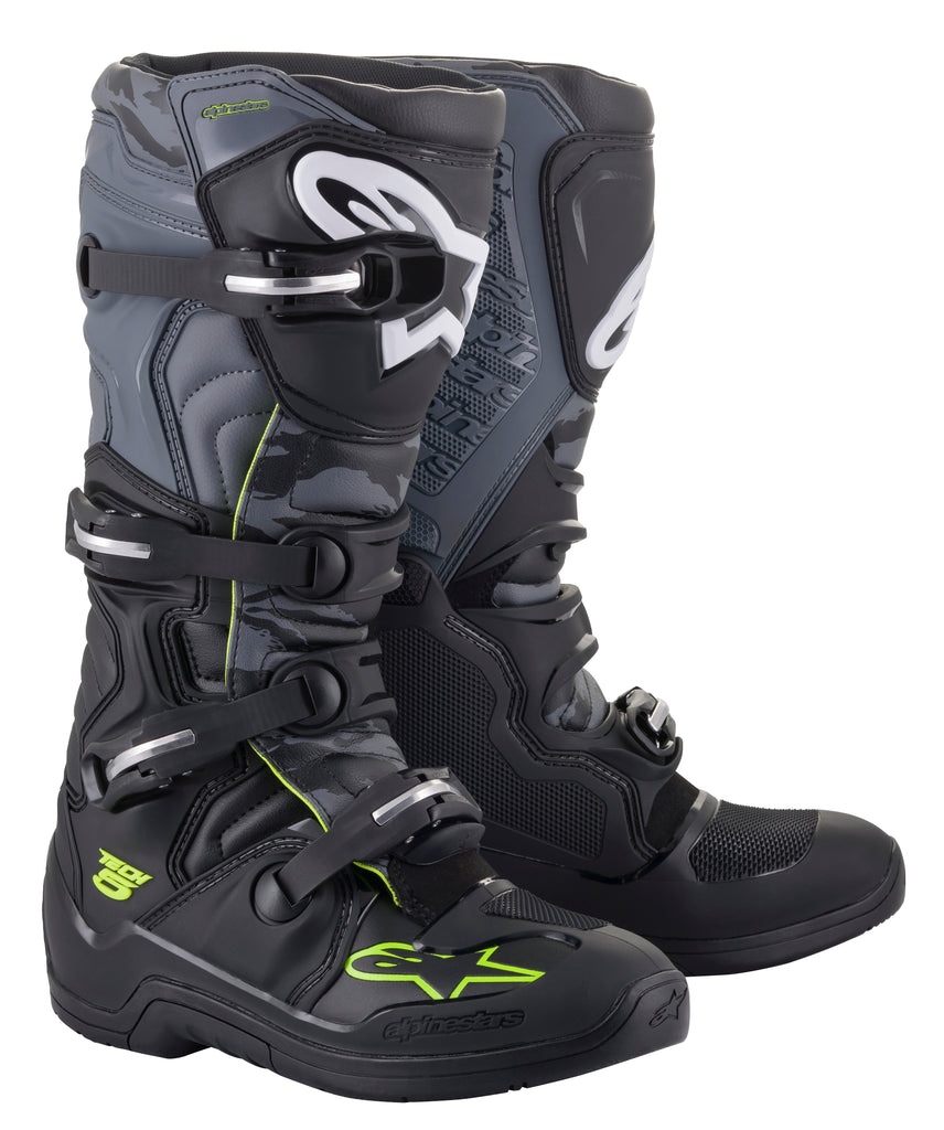 Tech 5 Boots Blk/Cool Grey/Ylw Fluo Sz 11
