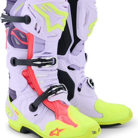 Tech 10 Supervented Purp/Ylw Fluo/Diva Pink 10