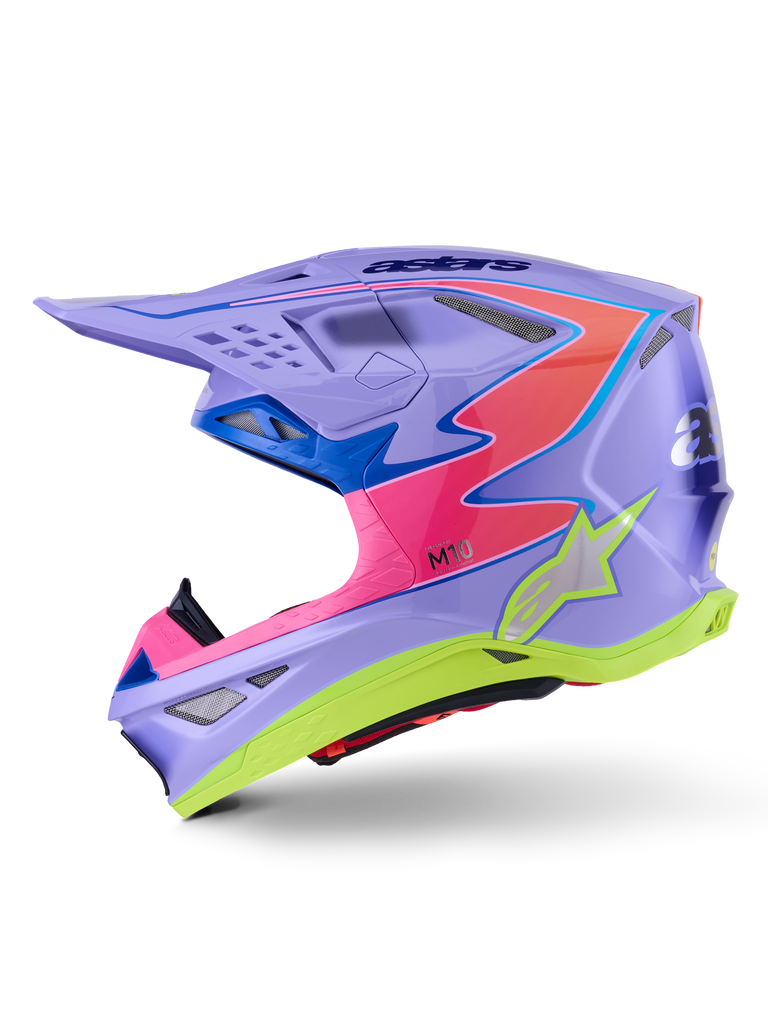 S M10 Jett Lawrence R01 Helmet Purp/Pnk Fluo/Ylw Fluo Gls Sm