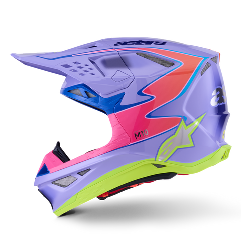S M10 Jett Lawrence R01 Helmet Purp/Pnk Fluo/Ylw Fluo Gls Xs
