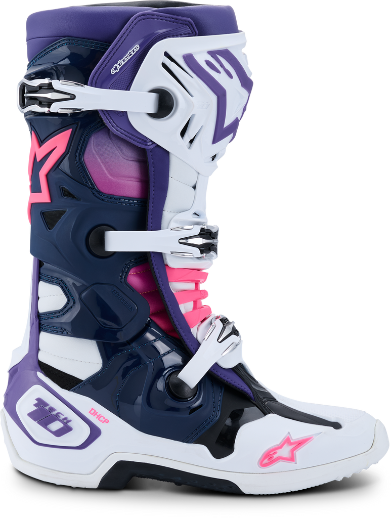 Tech 10 Wht/Violet/Nvy Bl/Pnk Fl 10