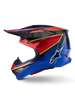 Supertech S M10 Era Helmet Blu/Rd/Ylw Fluo Glossy Sm