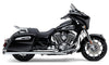4" Nh Dual Cut Slip Ons Chrome Indian Gen 1 Bag