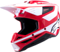 Sm3 Heat Helmet Red/White/Black Glossy Sm