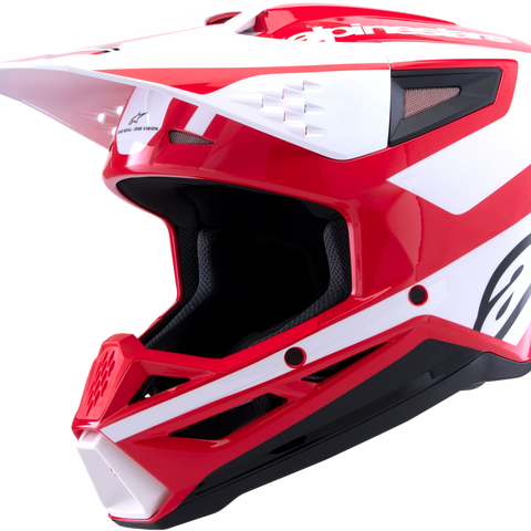 Sm3 Heat Helmet Red/White/Black Glossy Xl