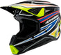 Sm3 Youth Wurx Helmet Blk/Ylw Fluo/Blue/Red  Ys