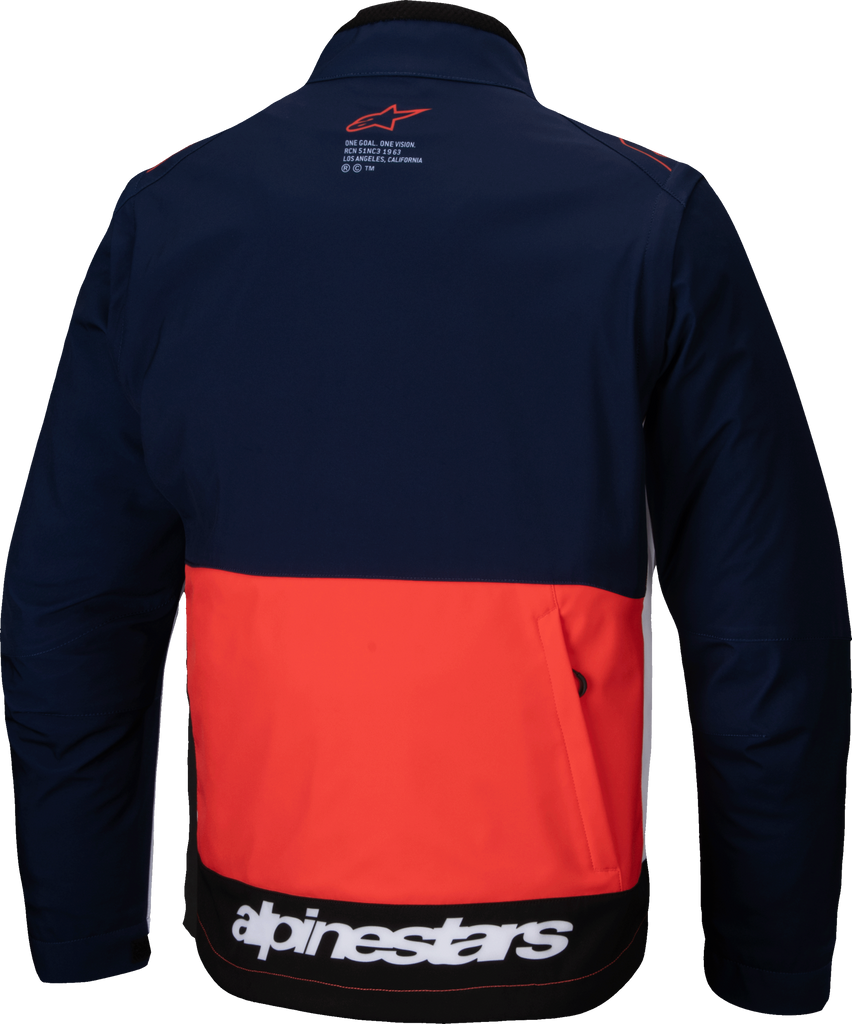 Lite Dura Softshell Jacket Navy/Hot Orange/White 3x