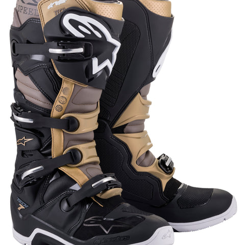 Tech 7 Enduro Ds Boots Black/Grey/Gold Sz 13