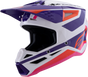 Sm3 Heat Helmet White/Purple/Pink Glossy Lg