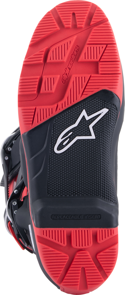 Honda Tech 7 Enduro Drystar Black/Bright Red Sz 7