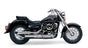 Blvd Slashcut Slip On Chrome Yam V Star 650